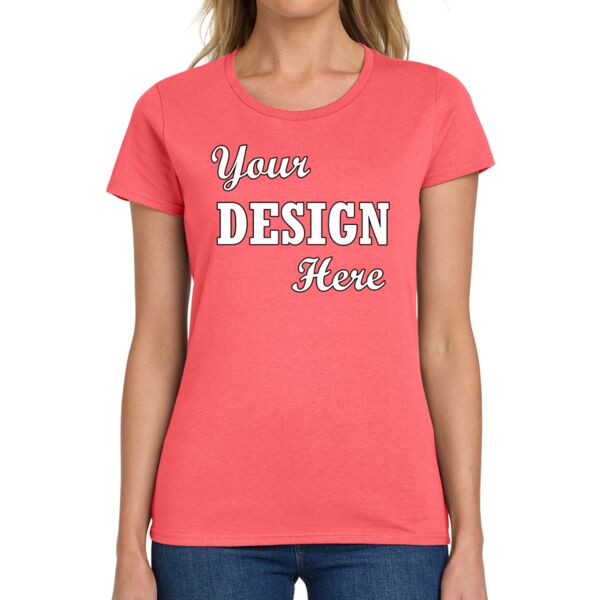 Ladies Heavy Cotton 100% Cotton T Shirt Thumbnail