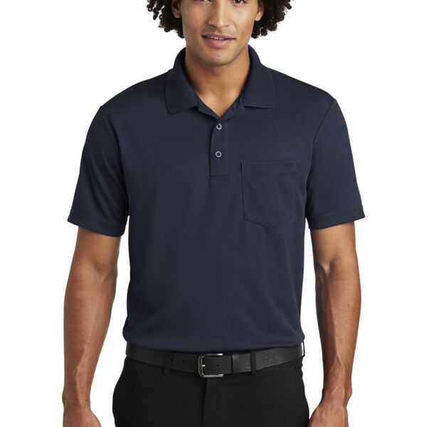 PosiCharge ® RacerMesh ® Pocket Polo - ST640P Thumbnail