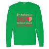 Heavy Cotton 100% Cotton Long Sleeve T Shirt Thumbnail