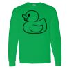 Heavy Cotton 100% Cotton Long Sleeve T Shirt Thumbnail