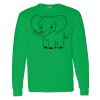 Heavy Cotton 100% Cotton Long Sleeve T Shirt Thumbnail