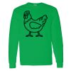 Heavy Cotton 100% Cotton Long Sleeve T Shirt Thumbnail