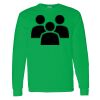 Heavy Cotton 100% Cotton Long Sleeve T Shirt Thumbnail