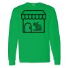 Heavy Cotton 100% Cotton Long Sleeve T Shirt Thumbnail