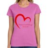 Ladies Heavy Cotton 100% Cotton T Shirt Thumbnail