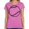 Ladies Heavy Cotton 100% Cotton T Shirt Thumbnail