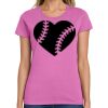 Ladies Heavy Cotton 100% Cotton T Shirt Thumbnail
