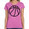 Ladies Heavy Cotton 100% Cotton T Shirt Thumbnail