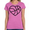 Ladies Heavy Cotton 100% Cotton T Shirt Thumbnail