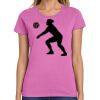 Ladies Heavy Cotton 100% Cotton T Shirt Thumbnail
