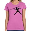 Ladies Heavy Cotton 100% Cotton T Shirt Thumbnail