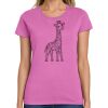 Ladies Heavy Cotton 100% Cotton T Shirt Thumbnail