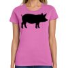 Ladies Heavy Cotton 100% Cotton T Shirt Thumbnail