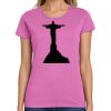 Ladies Heavy Cotton 100% Cotton T Shirt Thumbnail