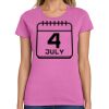 Ladies Heavy Cotton 100% Cotton T Shirt Thumbnail