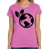 Ladies Heavy Cotton 100% Cotton T Shirt Thumbnail