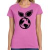 Ladies Heavy Cotton 100% Cotton T Shirt Thumbnail