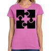 Ladies Heavy Cotton 100% Cotton T Shirt Thumbnail