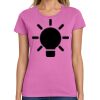 Ladies Heavy Cotton 100% Cotton T Shirt Thumbnail