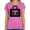Ladies Heavy Cotton 100% Cotton T Shirt Thumbnail
