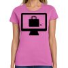 Ladies Heavy Cotton 100% Cotton T Shirt Thumbnail