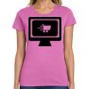 Ladies Heavy Cotton 100% Cotton T Shirt Thumbnail