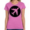 Ladies Heavy Cotton 100% Cotton T Shirt Thumbnail