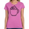 Ladies Heavy Cotton 100% Cotton T Shirt Thumbnail