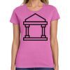 Ladies Heavy Cotton 100% Cotton T Shirt Thumbnail