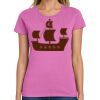Ladies Heavy Cotton 100% Cotton T Shirt Thumbnail