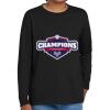 Youth Heavy Cotton 100% Cotton Long Sleeve T Shirt Thumbnail
