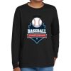 Youth Heavy Cotton 100% Cotton Long Sleeve T Shirt Thumbnail