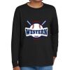 Youth Heavy Cotton 100% Cotton Long Sleeve T Shirt Thumbnail