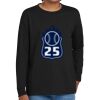 Youth Heavy Cotton 100% Cotton Long Sleeve T Shirt Thumbnail
