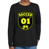 Youth Heavy Cotton 100% Cotton Long Sleeve T Shirt Thumbnail
