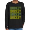 Youth Heavy Cotton 100% Cotton Long Sleeve T Shirt Thumbnail