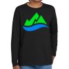 Youth Heavy Cotton 100% Cotton Long Sleeve T Shirt Thumbnail
